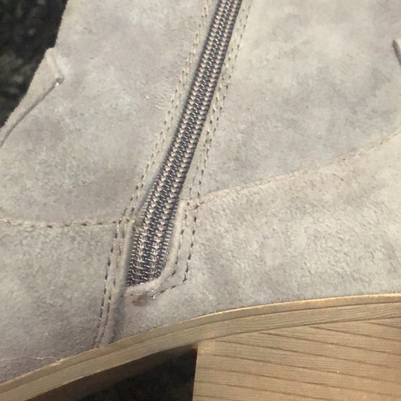 True craft Heeled fringe suede ankle boots - Picture 4 of 7